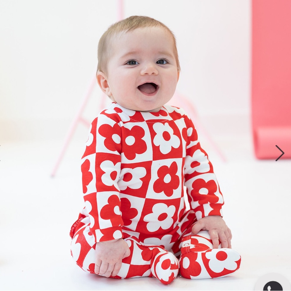 NEW Agatha Ruiz de la Prada Floral Footie 12 Months